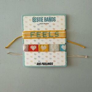 Bestie Bands Friendship Bracelets - Yellow and Multicolor